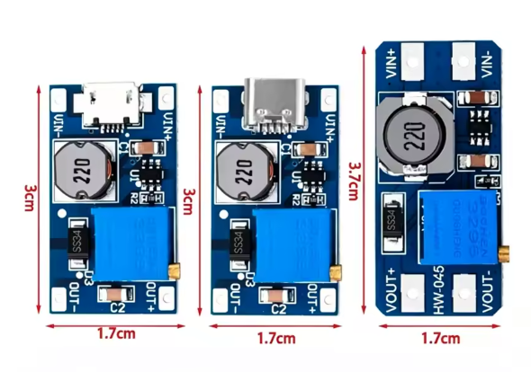Módulo step-up 5V