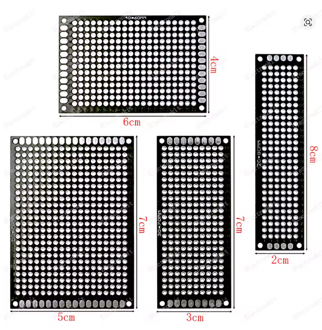 PCB o protoboard para montaje